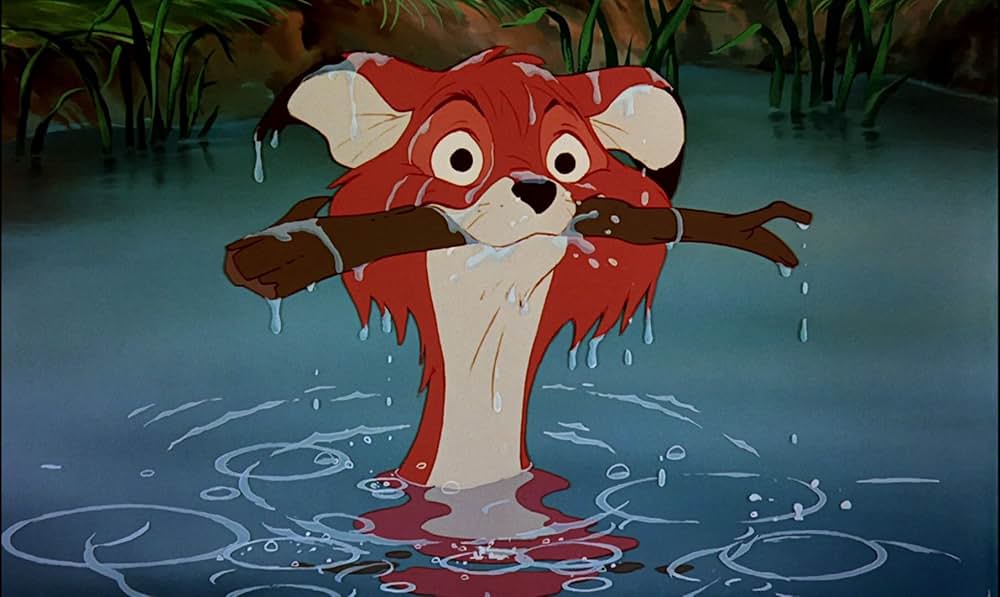 「きつねと猟犬」の画像