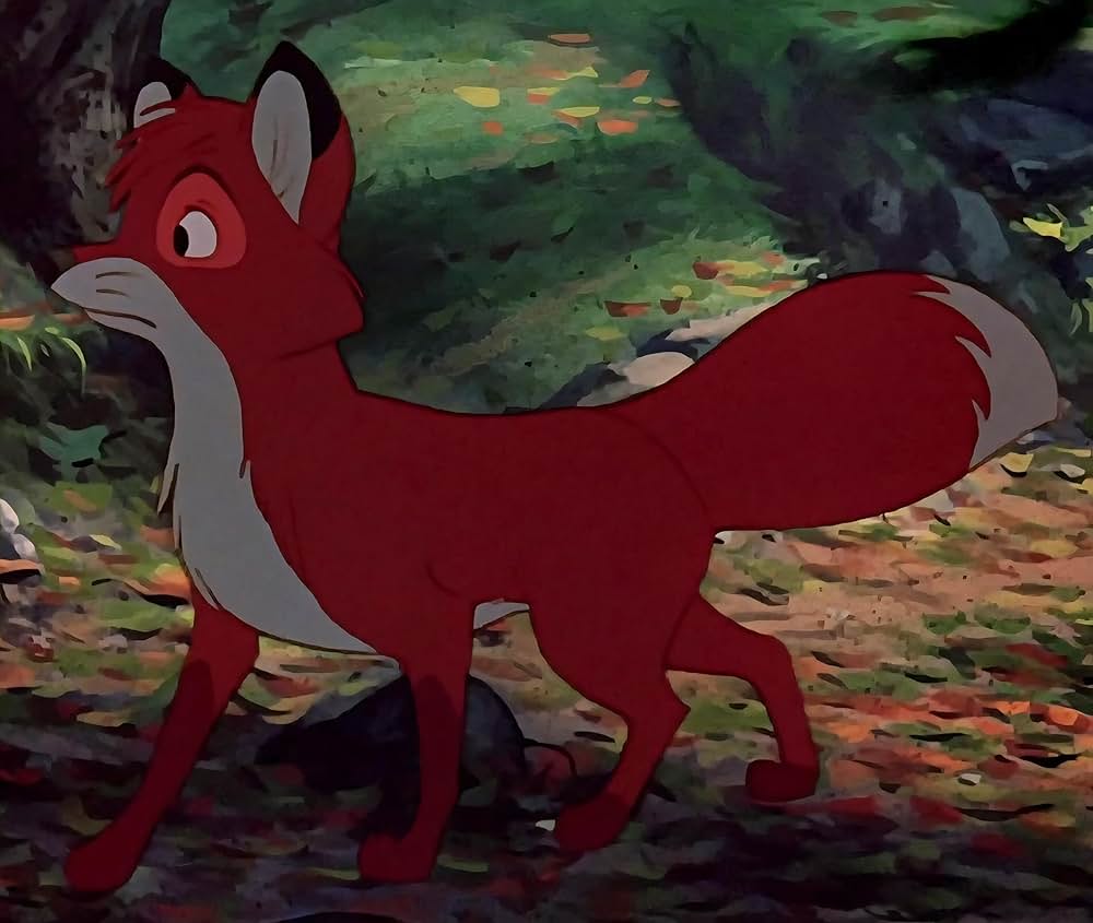 「きつねと猟犬」の画像