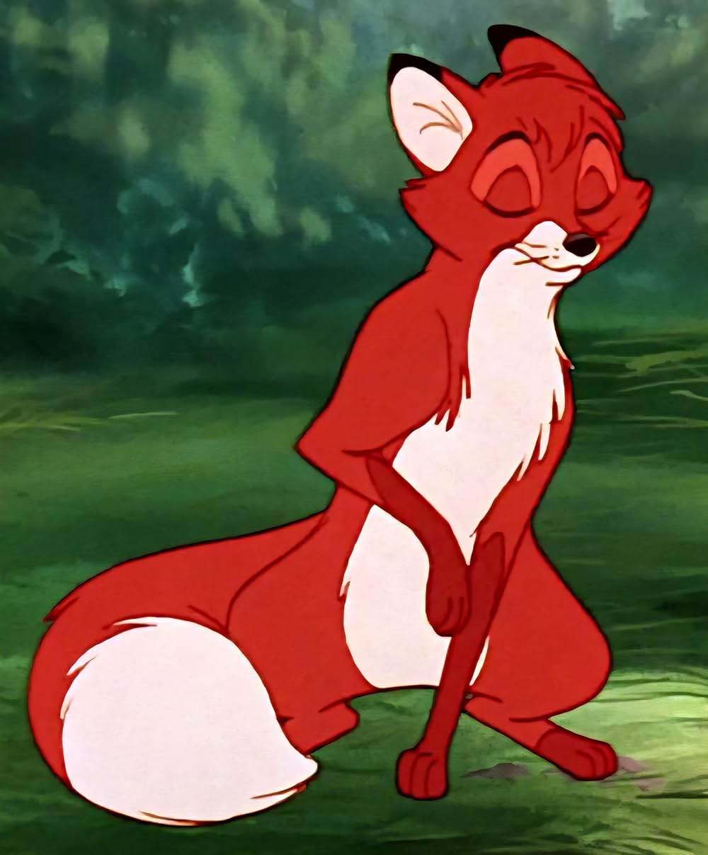 「きつねと猟犬」の画像