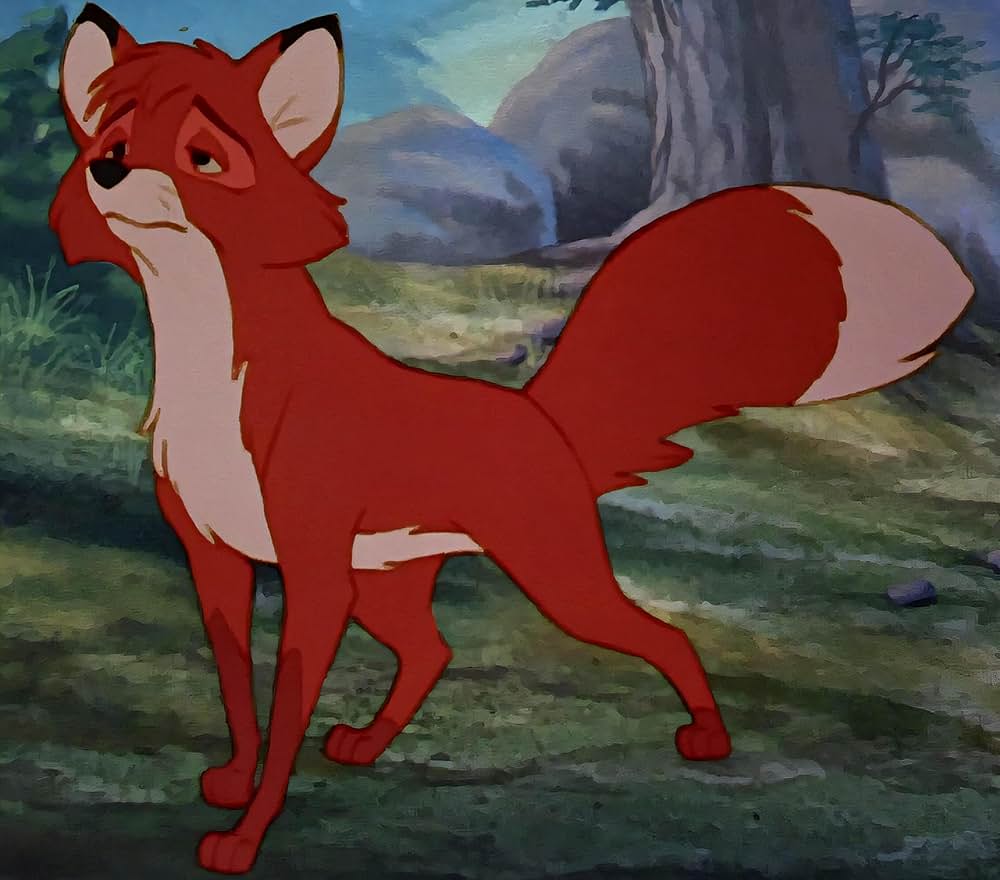 「きつねと猟犬」の画像