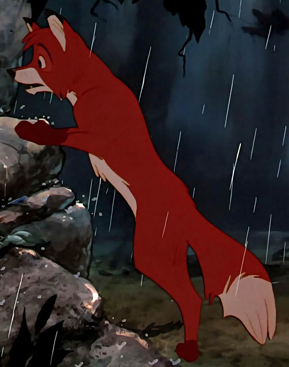 「きつねと猟犬」の画像