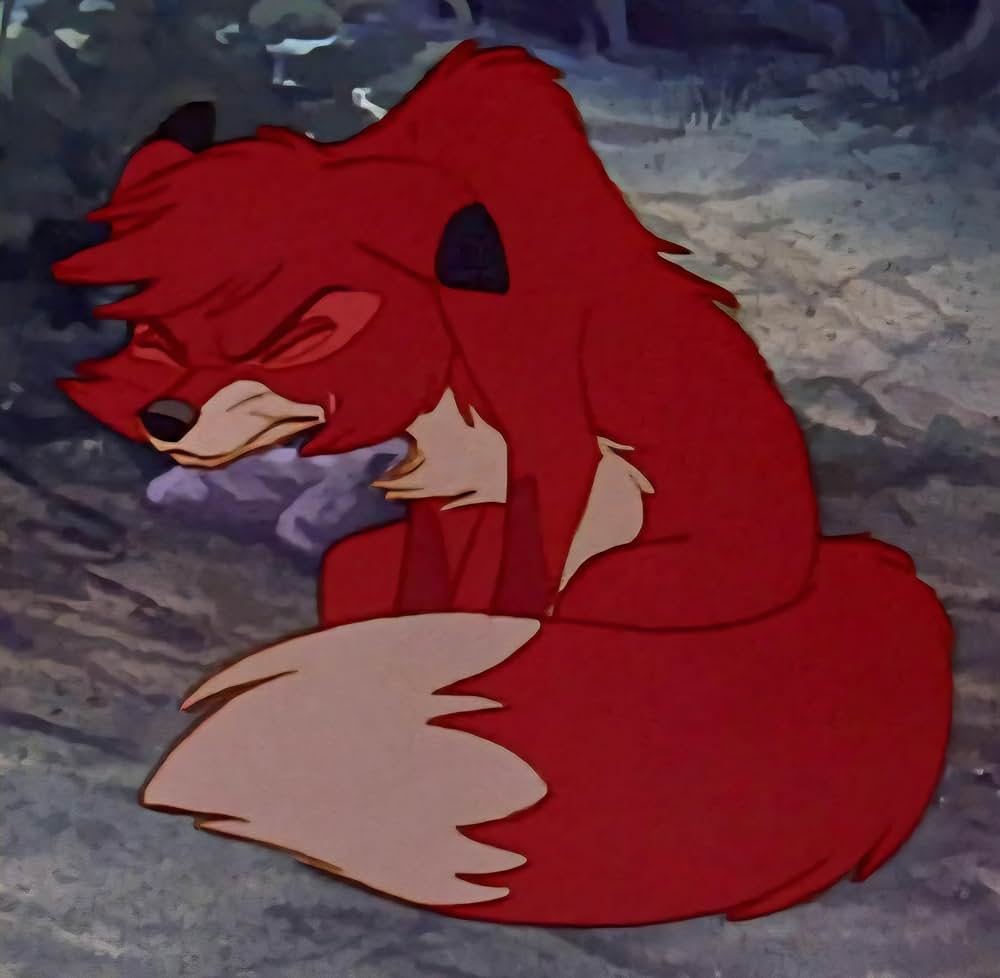 「きつねと猟犬」の画像