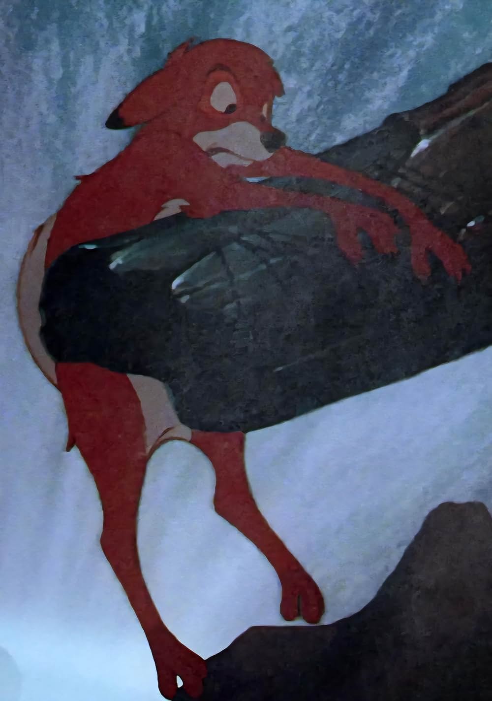 「きつねと猟犬」の画像