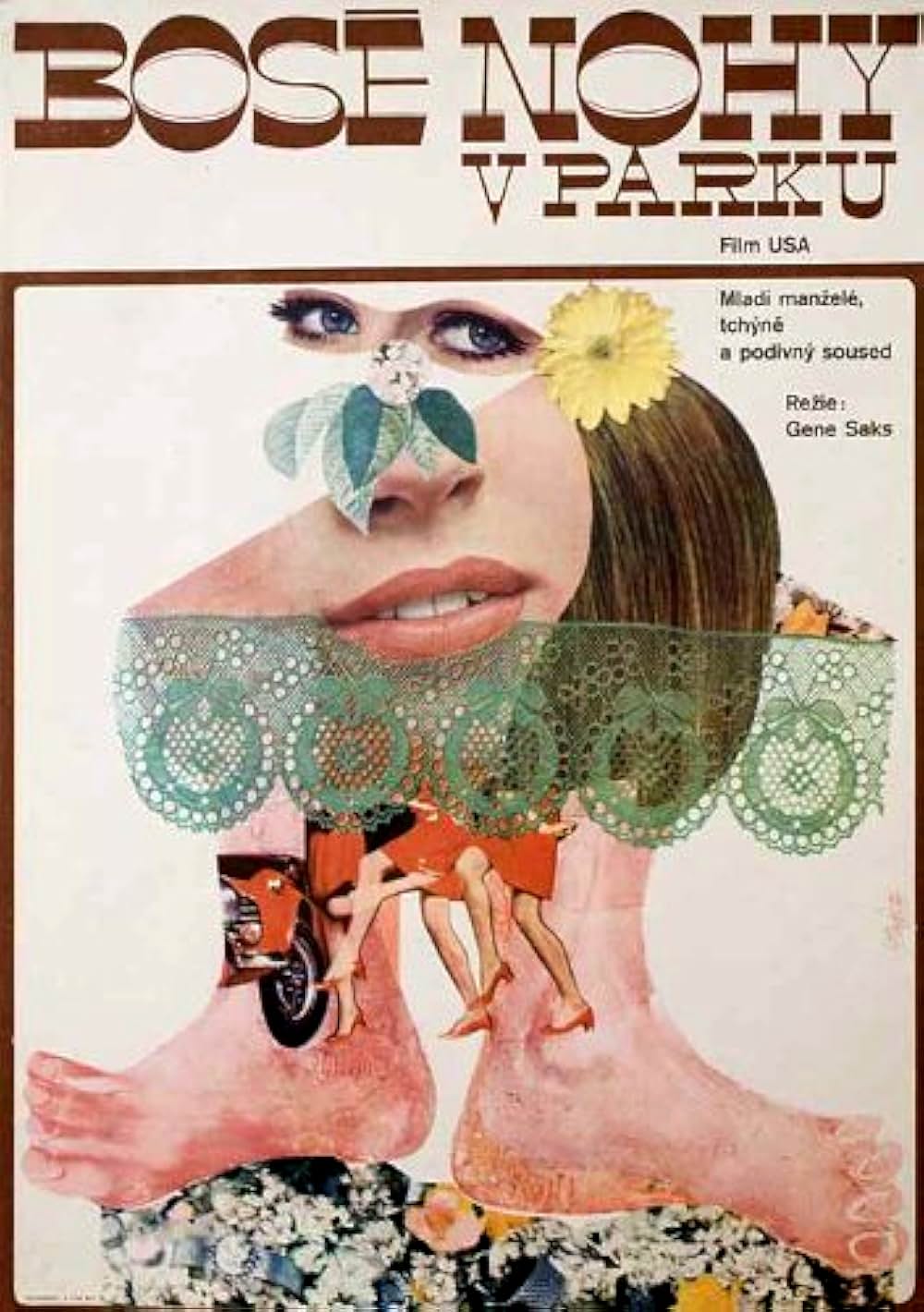 裸足で散歩の画像