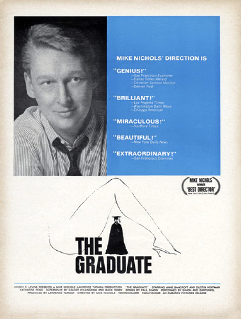 「卒業」マイク・ニコルズの画像