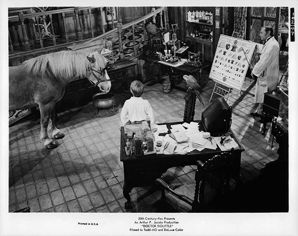 「ドリトル先生不思議な旅」レックス・ハリソン & ウィリアム・ベンディックスの画像