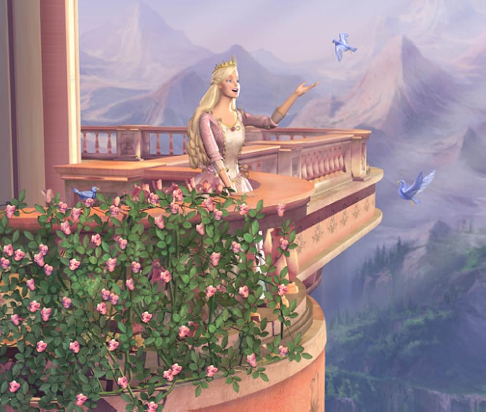 バービーの王女と村娘の画像