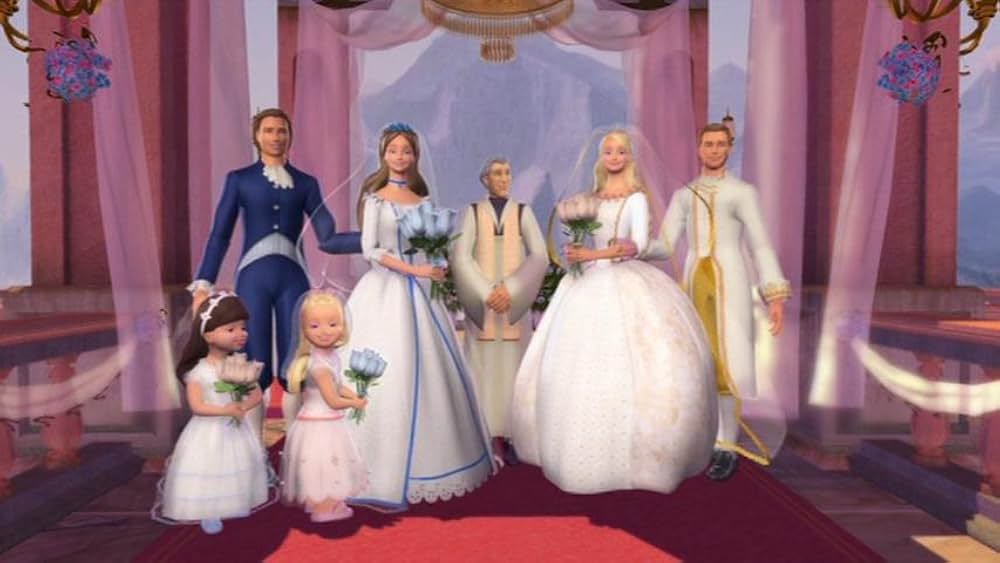 バービーの王女と村娘の画像