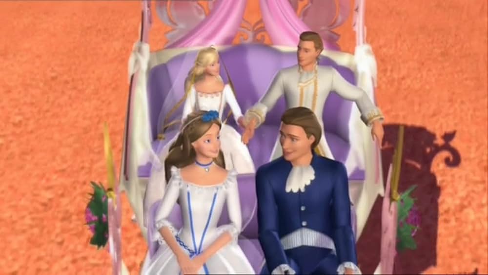 バービーの王女と村娘の画像