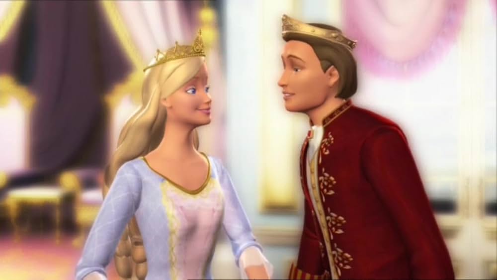 バービーの王女と村娘の画像