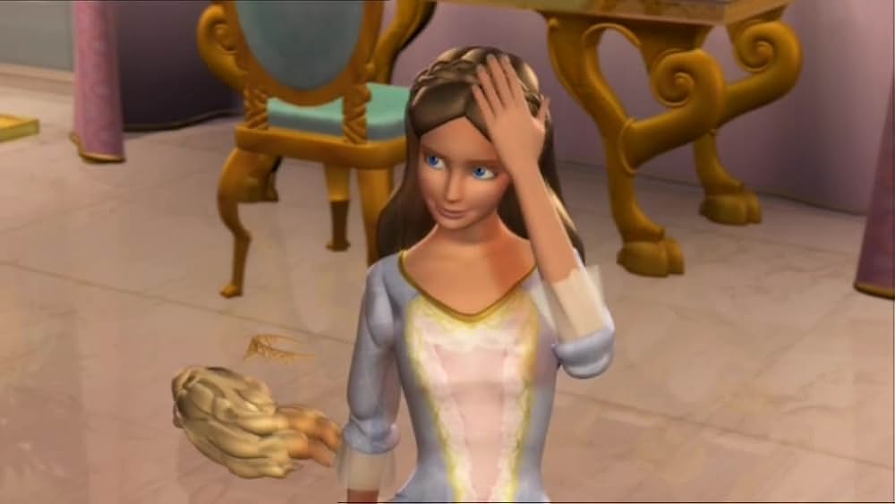 バービーの王女と村娘の画像