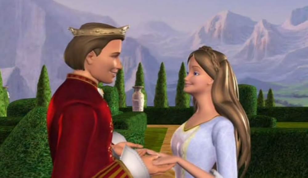 バービーの王女と村娘の画像