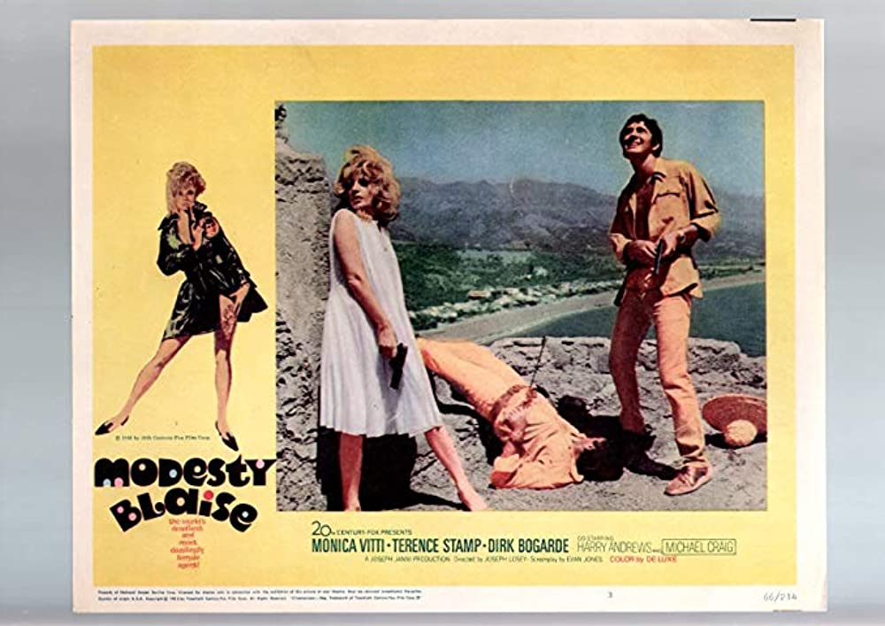 「唇からナイフ」テレンス・スタンプ & モニカ・ビッティの画像