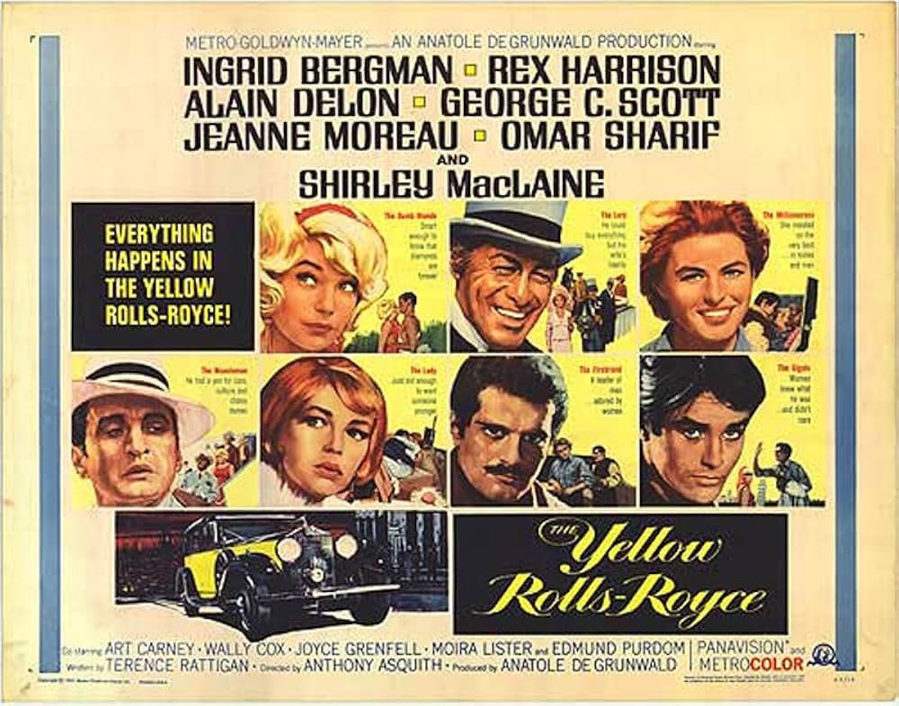 黄色いロールス・ロイスの画像