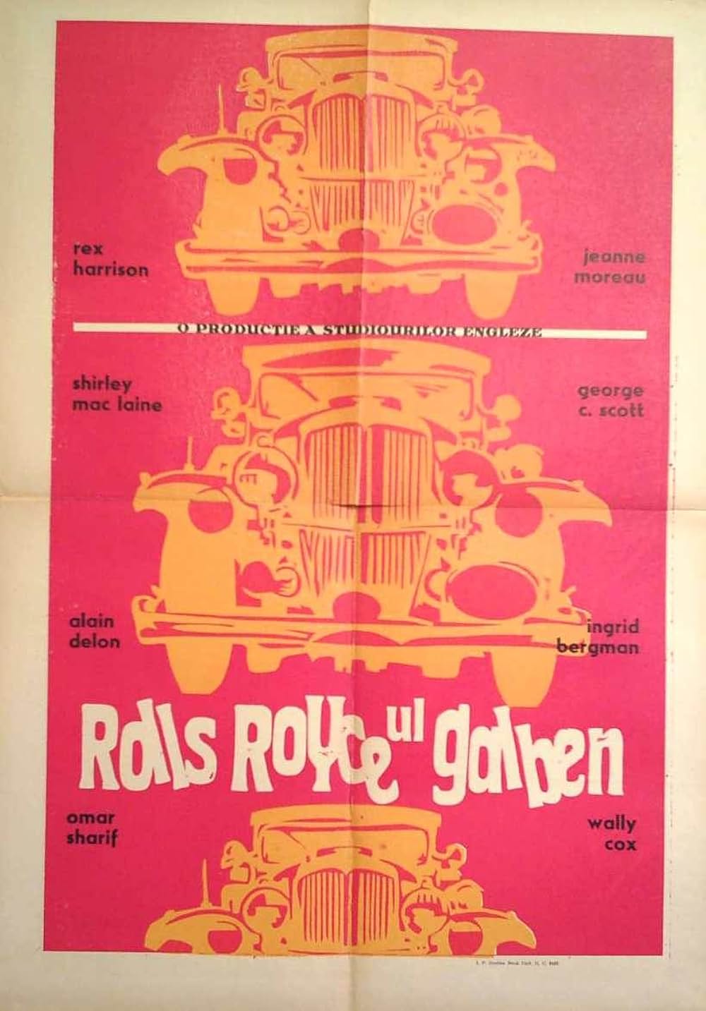 黄色いロールス・ロイスの画像