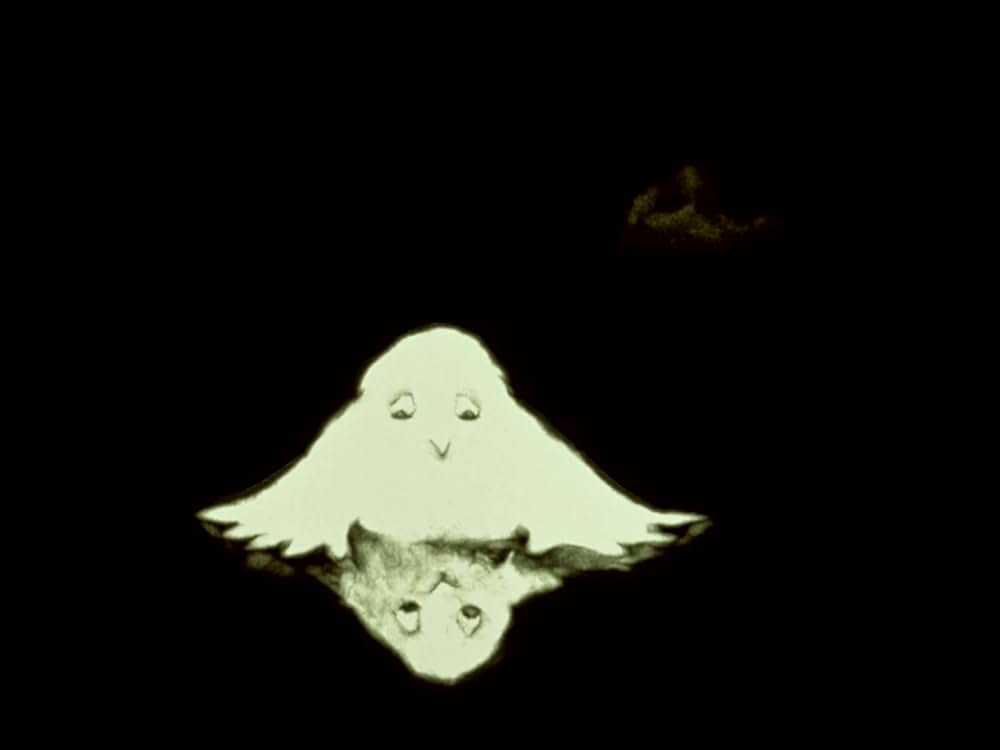 がちょうと結婚したふくろうの画像