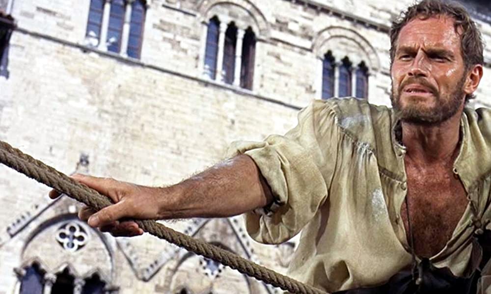 「華麗なる激情」チャールトン・ヘストンの画像