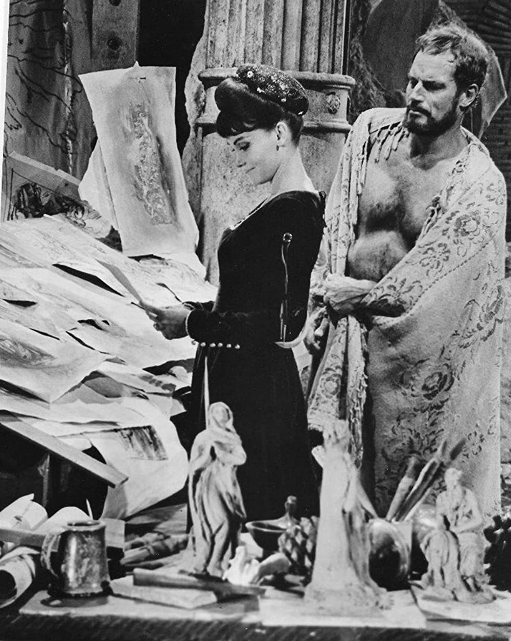 「華麗なる激情」チャールトン・ヘストンの画像