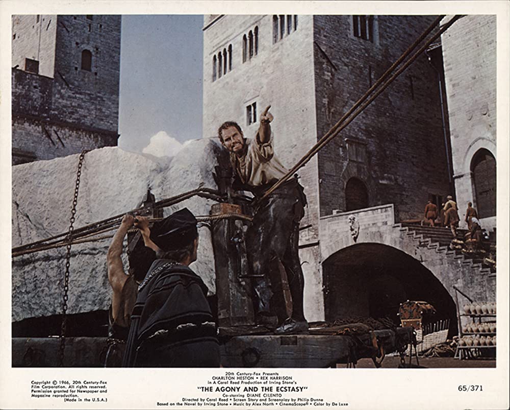 「華麗なる激情」チャールトン・ヘストンの画像