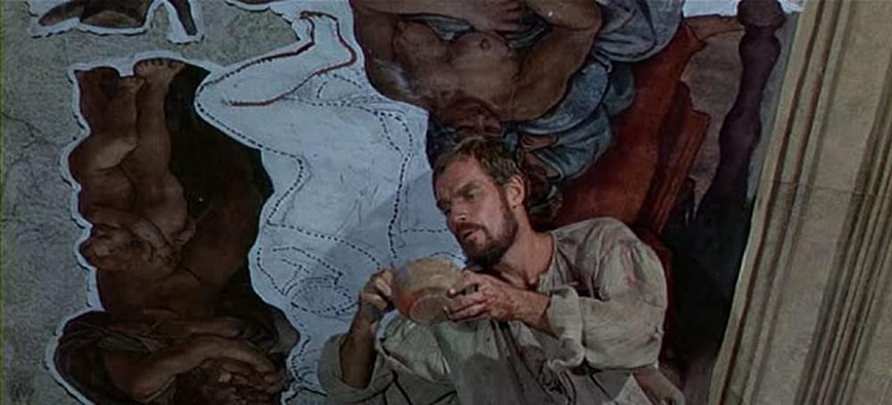 「華麗なる激情」チャールトン・ヘストンの画像