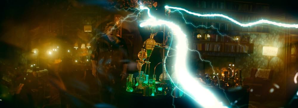 エルフと不思議な猫の画像