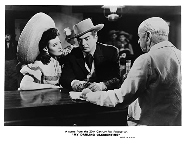 「荒野の決闘」リンダ・ダーネル & ビクター・マチュア & J・ファレル・マクドナルドの画像