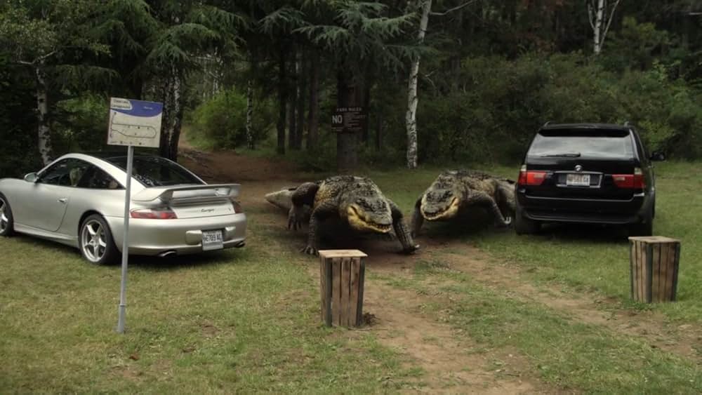 アナコンダvs. 殺人クロコダイルの画像