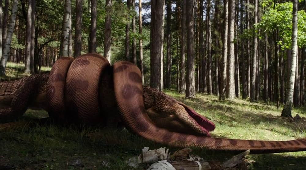 アナコンダvs. 殺人クロコダイルの画像