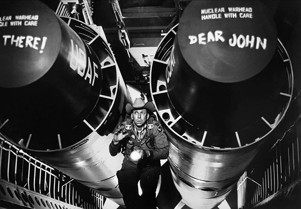 「博士の異常な愛情 または私は如何にして心配するのを止めて水爆を愛するようになったか」スリム・ピケンズの画像