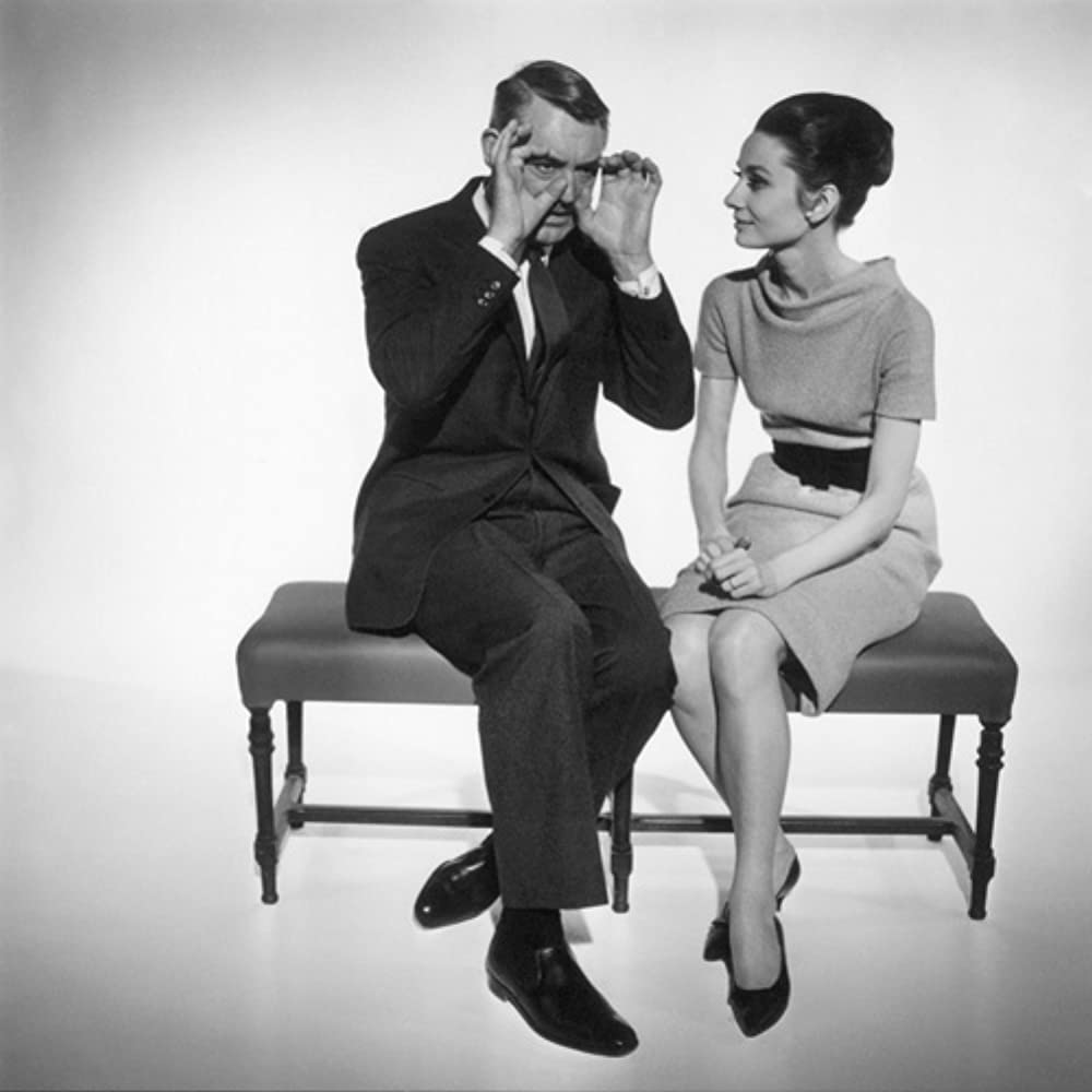 「シャレード」ケイリー・グラント & オードリー・ヘプバーンの画像