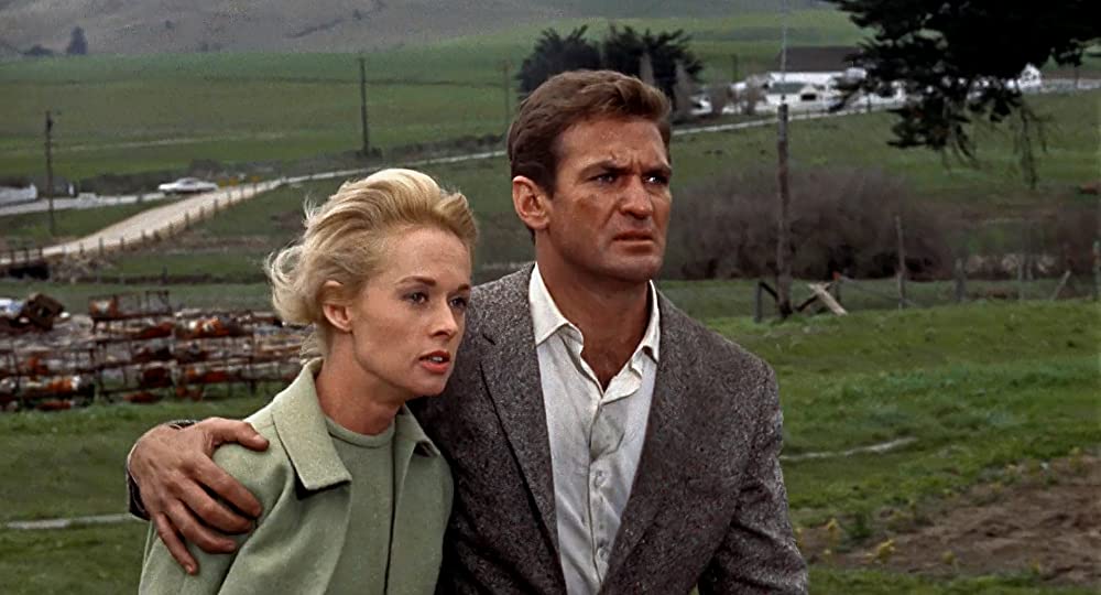 「鳥」ティッピー・ヘドレン & ロッド・テイラーの画像