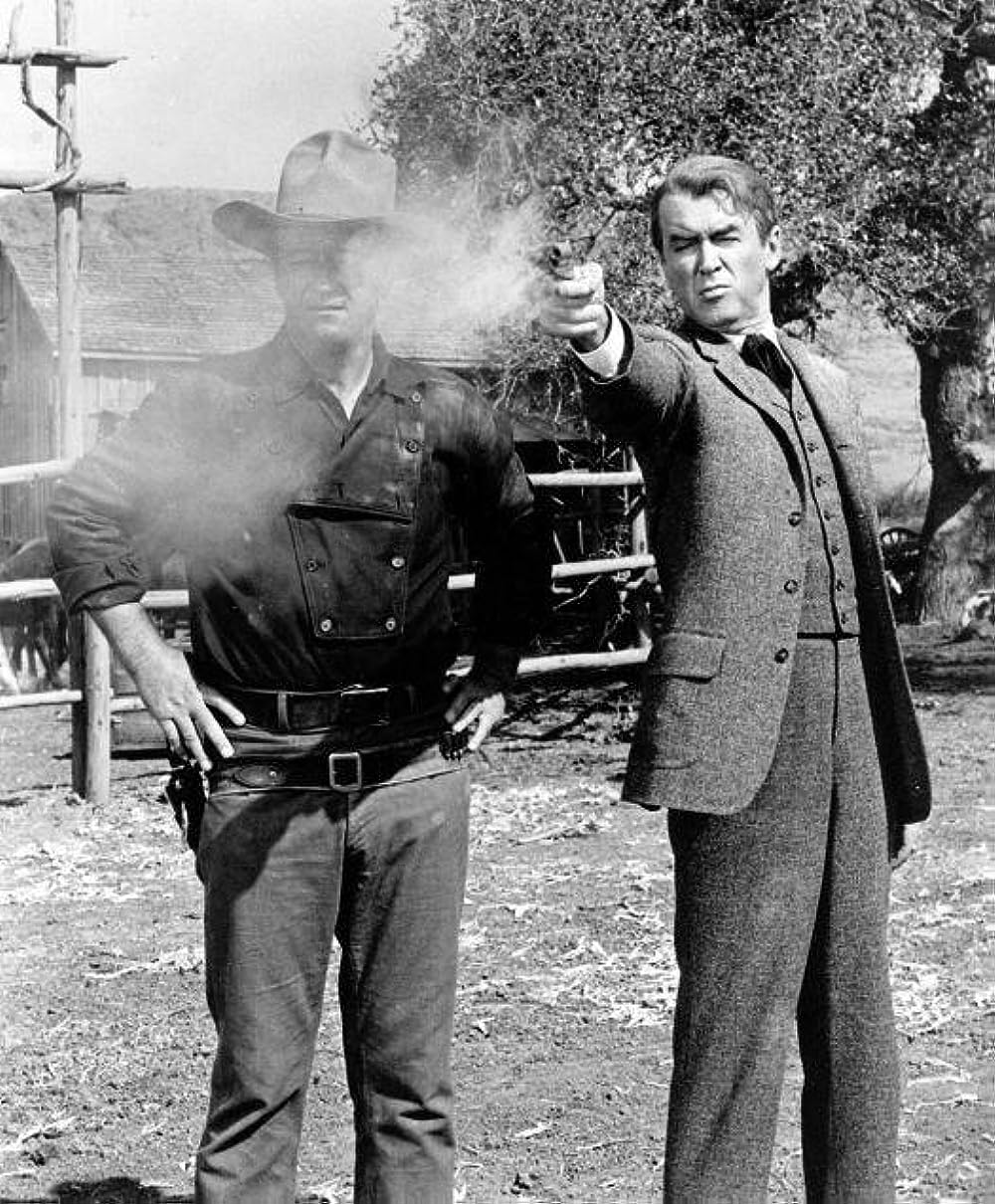 「リバティ・バランスを射った男」ジェームズ・スチュワート & ジョン・ウェインの画像