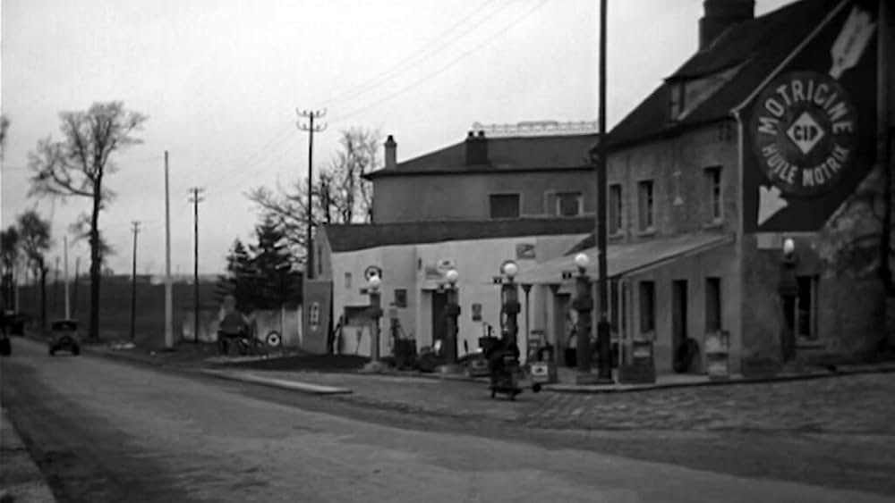 十字路の夜の画像