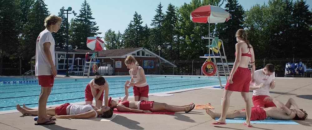 プールサイドでの画像