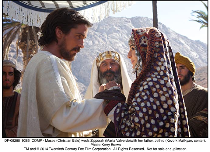 「エクソダス：神と王」クリスチャン・ベール & マリア・バルベルデの画像