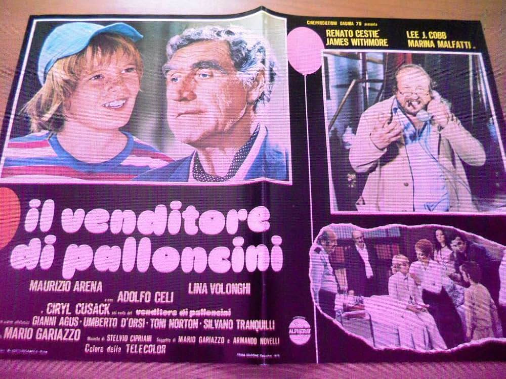 虹をわたる風船の画像