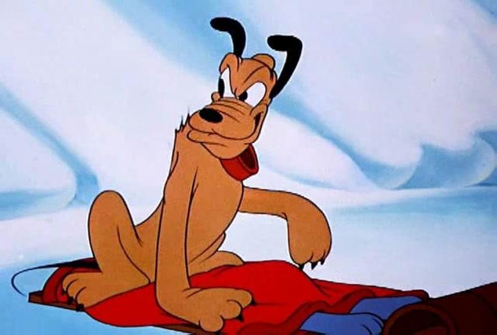 プルートの郵便犬の画像