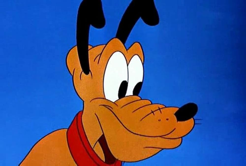 プルートの郵便犬の画像