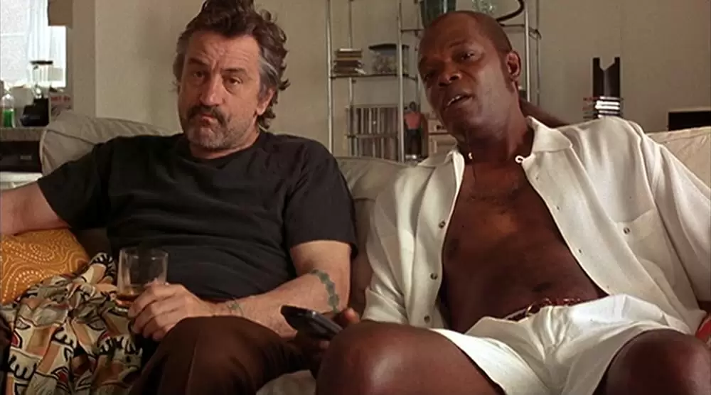 「ジャッキー・ブラウン」ロバート・デ・ニーロ & サミュエル・L・ジャクソンの画像