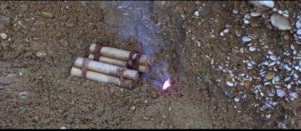 二匹の流れ星の画像