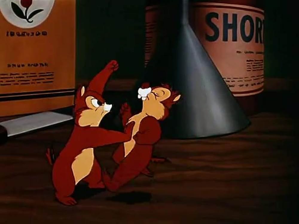 リスの朝ごはんの画像