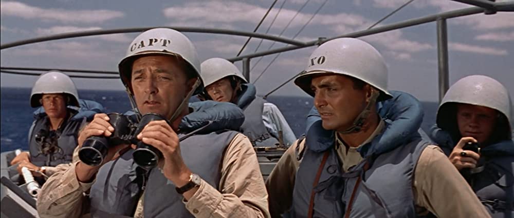 「眼下の敵」ロバート・ミッチャム & デビッド・ヘディソン & Curd Jürgensの画像