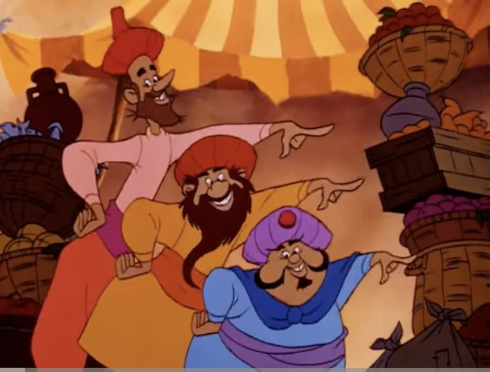 ロバと少年の画像