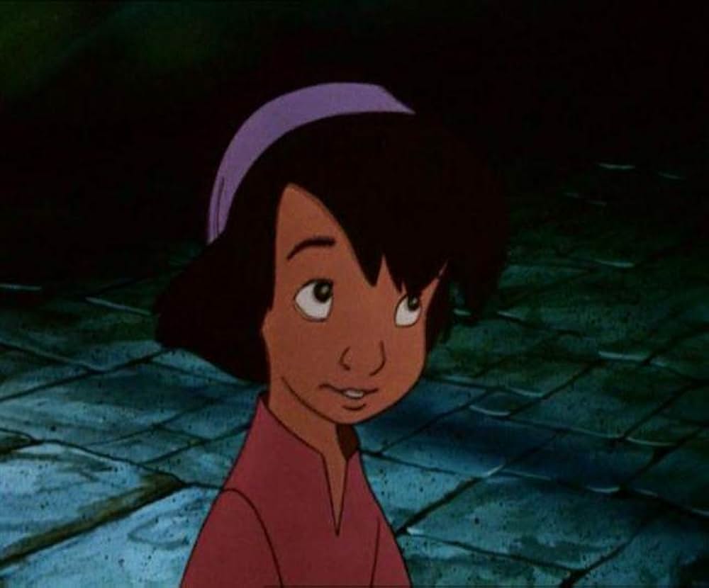 ロバと少年の画像