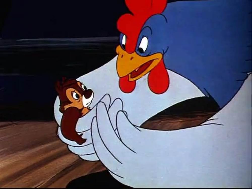 リスとヒヨコの画像