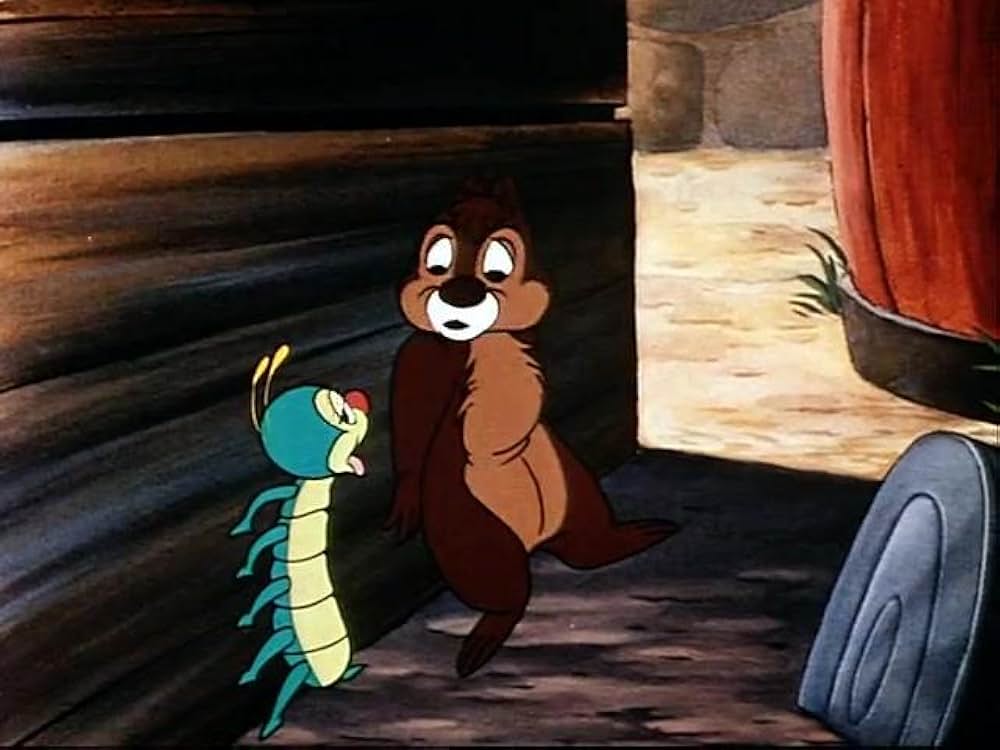 リスとヒヨコの画像