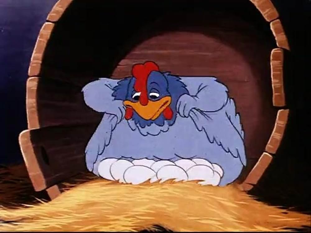 リスとヒヨコの画像