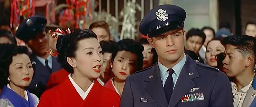 「サヨナラ」マーロン・ブランド & 高美似子の画像