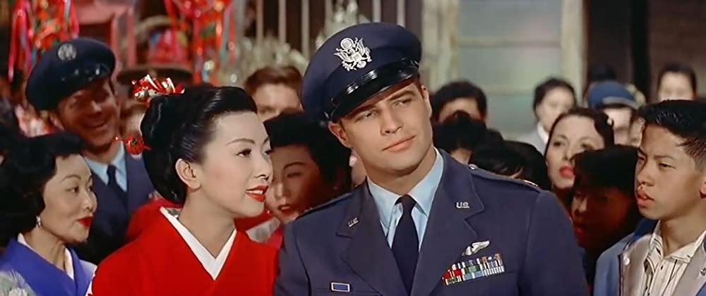 「サヨナラ」マーロン・ブランド & 高美似子の画像