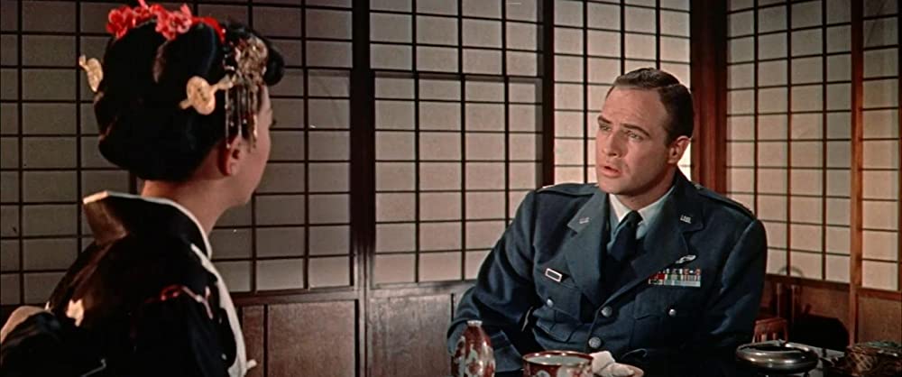 「サヨナラ」マーロン・ブランド & 高美似子の画像